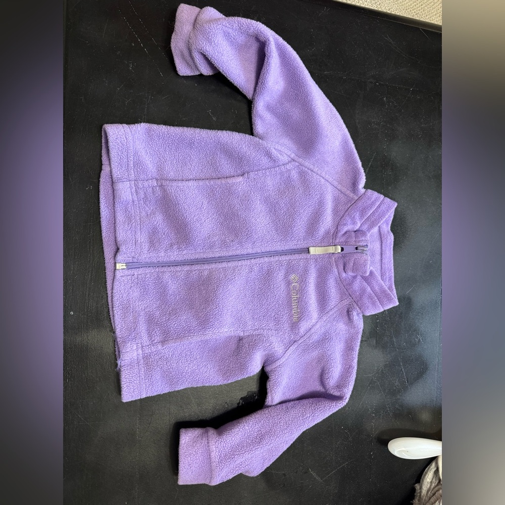 Columbia Fleece Jacket,‎ Lavendar, Infant Size 24 Month
